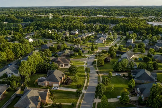 Indian Trail NC aerial view
